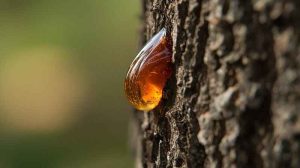 tree sap leaking